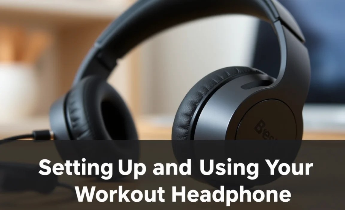 Setting Up and Using Your Workout Headphones