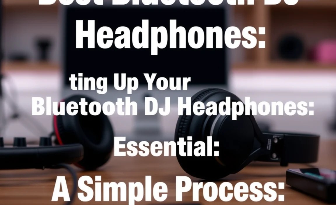 Setting Up Your Bluetooth DJ Headphones: A Simple Process