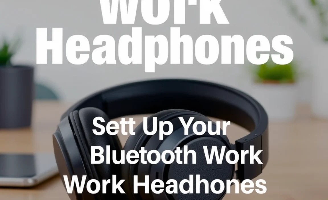 Setting Up Your Bluetooth Work Headphones: A Simple Guide