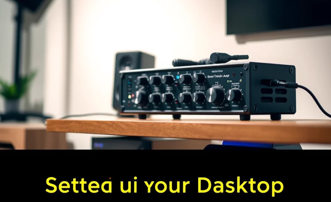 Setting Up Your Desktop Headphone Amp: Simple Steps