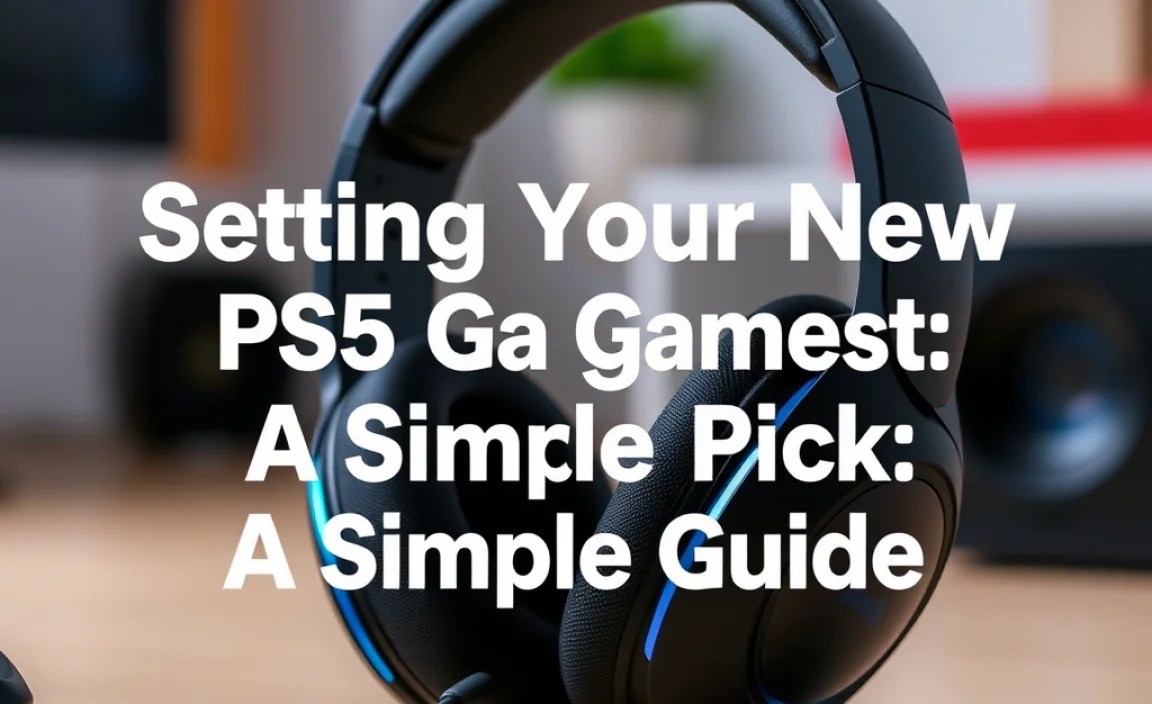 Setting Up Your New PS5 Gaming Headset: A Simple Guide