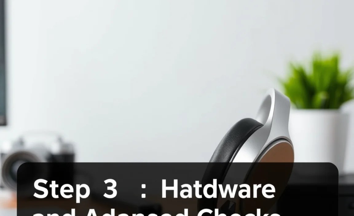 Step 3: Hardware and Advanced Checks