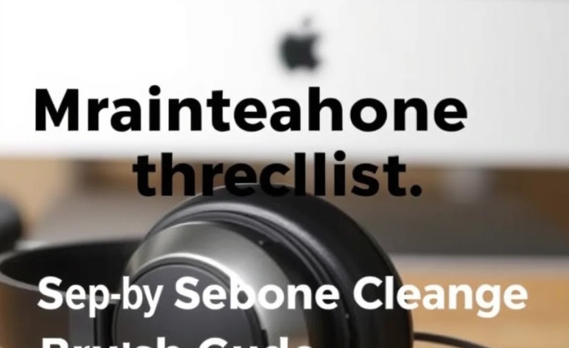 Step-by-Step Headphone Cleaning Guide