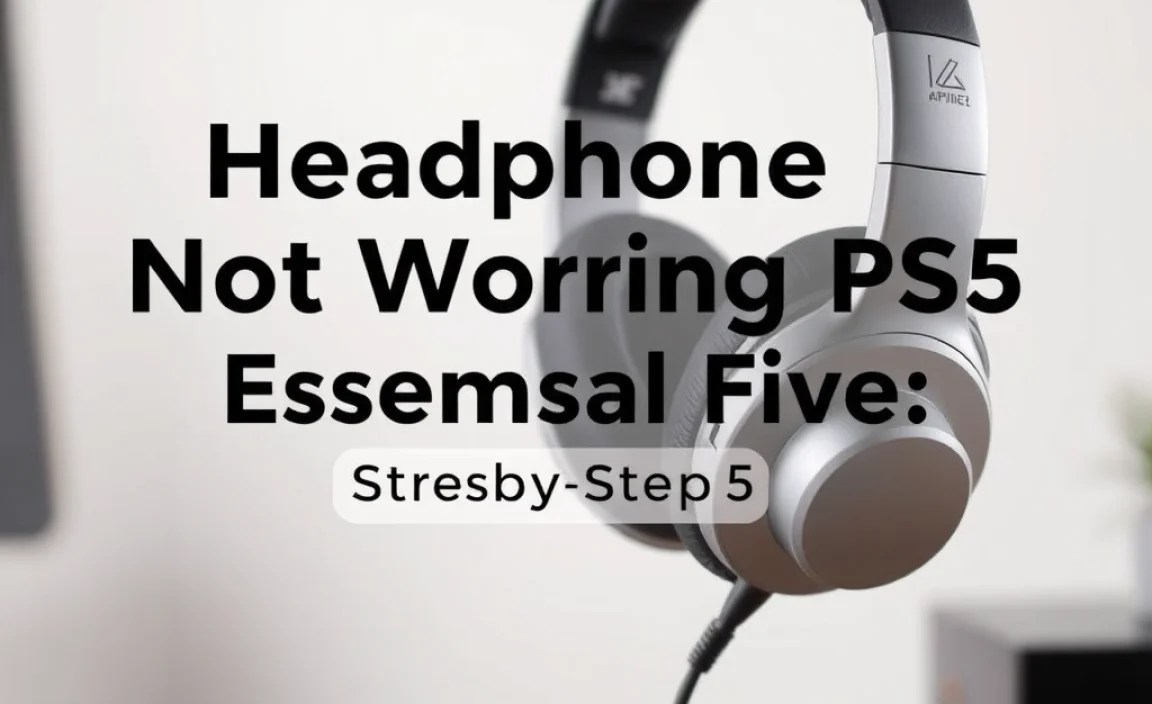 Step-by-Step PS5 Headphone Troubleshooting Guide