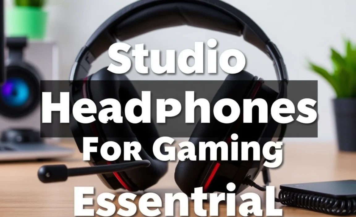 Studio Headphones For Gaming: Essential Performance