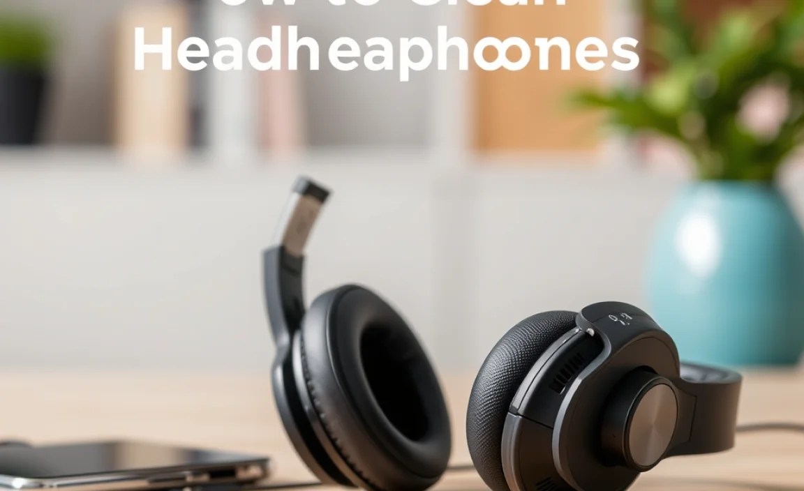 Table: Cleaning Methods by Headphone Type and Material
