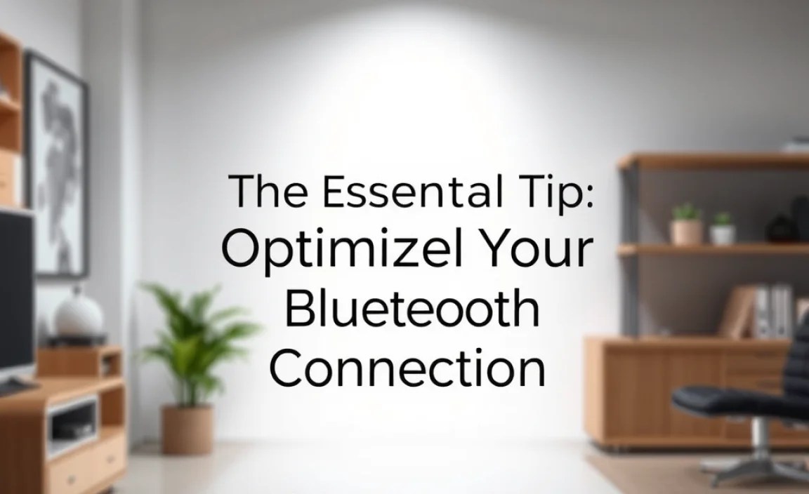 The Essential Tip: Optimize Your Bluetooth Connection