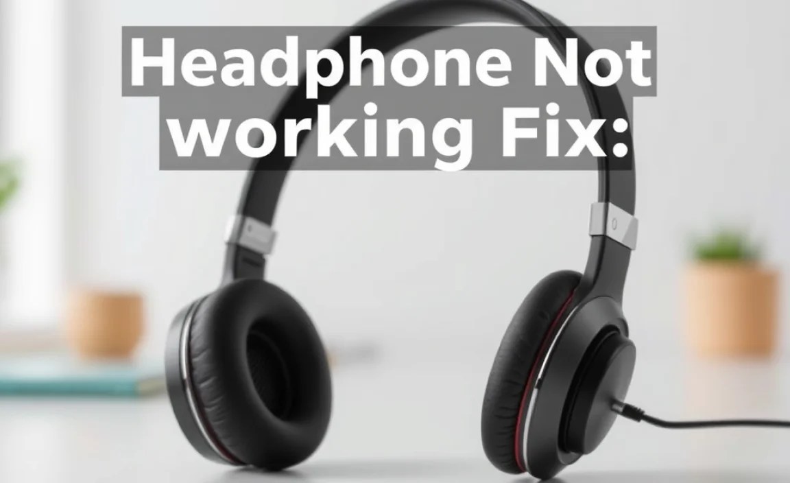 The Step-by-Step Headphone Not Working Fix Guide