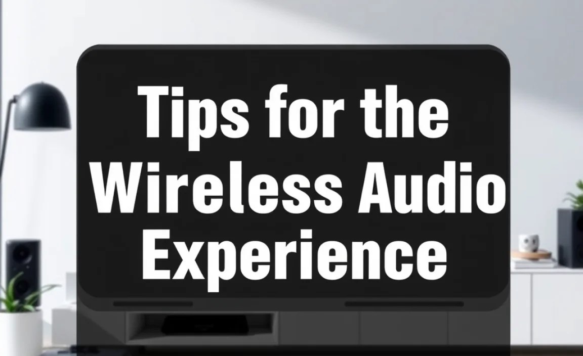 Tips for the Best Wireless Audio Experience