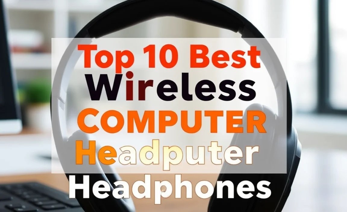 Top 10 Best Wireless Computer Headphones