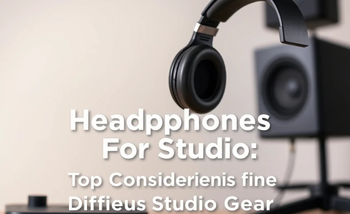 Top Considerations for Different Studio Tasks