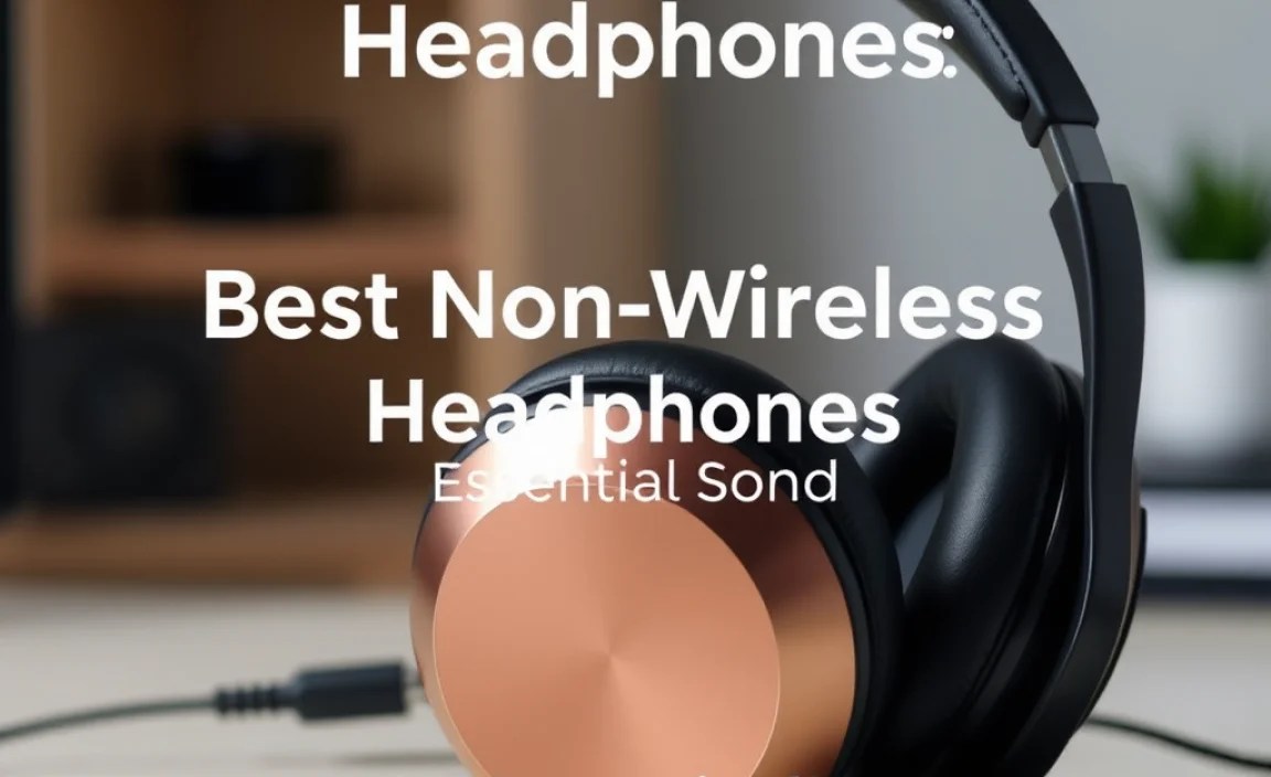 Top Non-Wireless Headphones for Different Needs