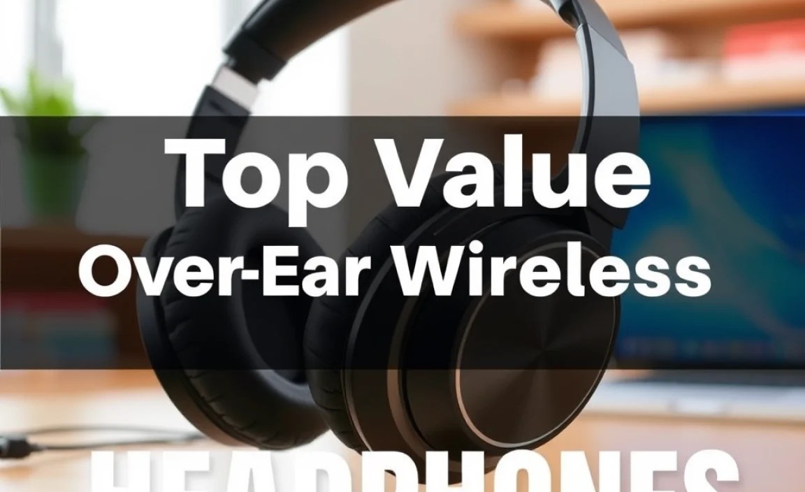 Top Value Over-Ear Wireless Headphones