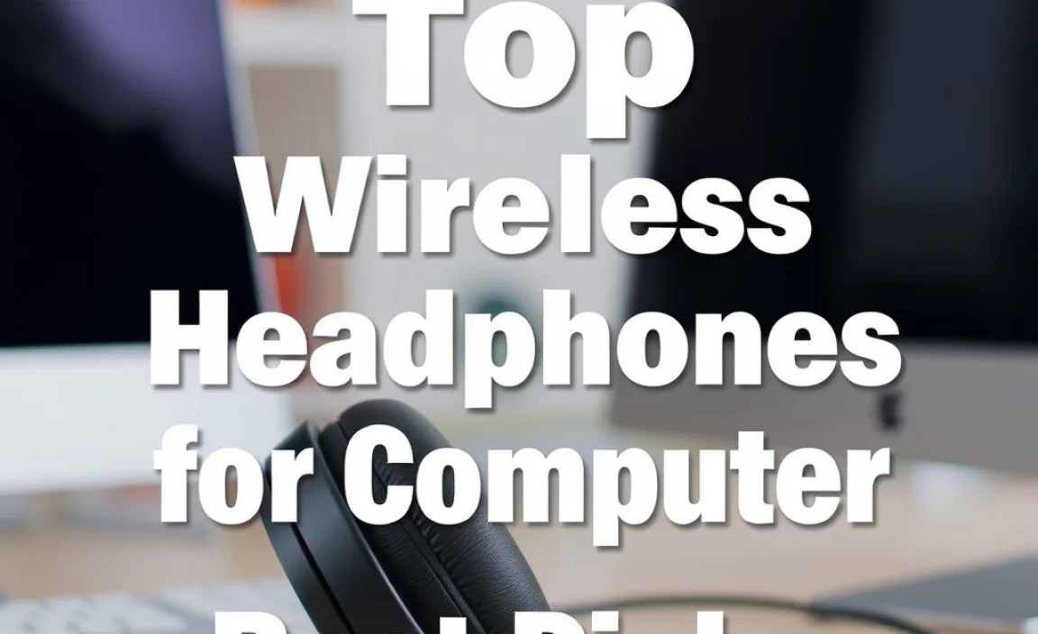 Top Wireless Headphones for Computer: Best Picks