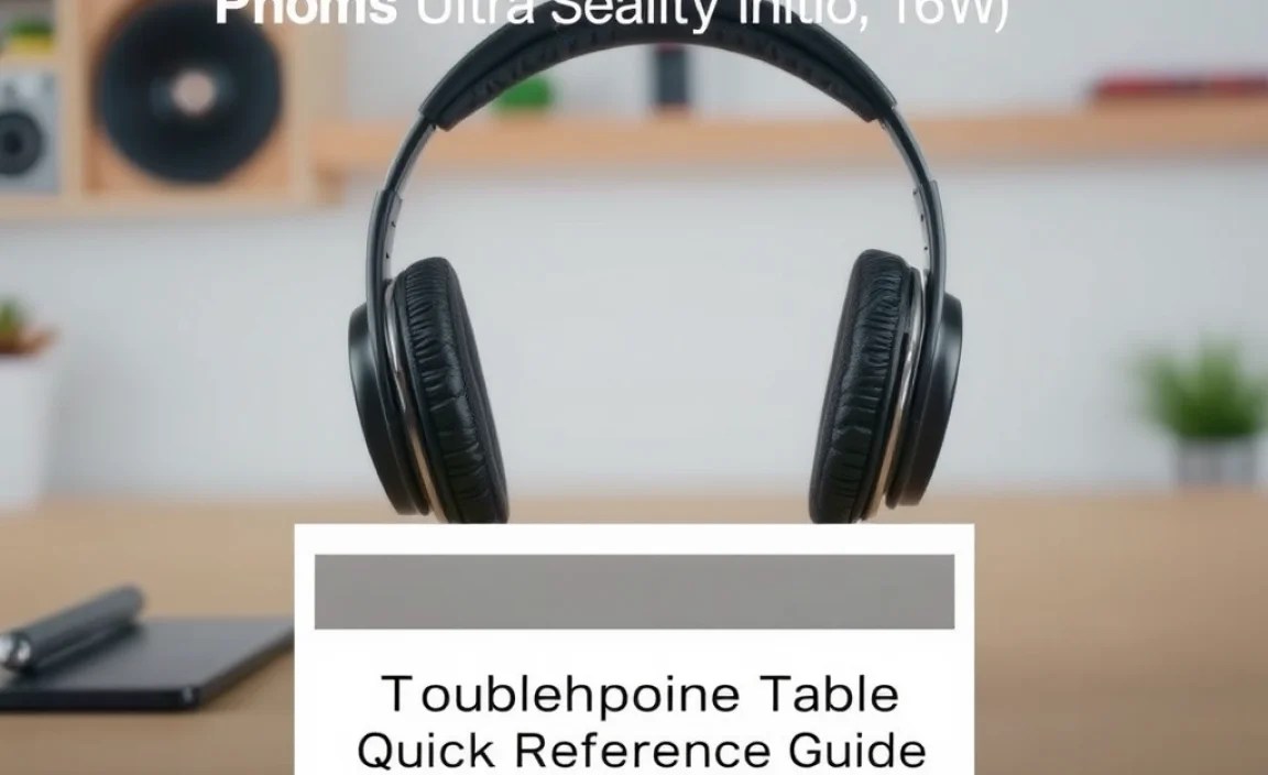 Troubleshooting Table: Quick Reference Guide
