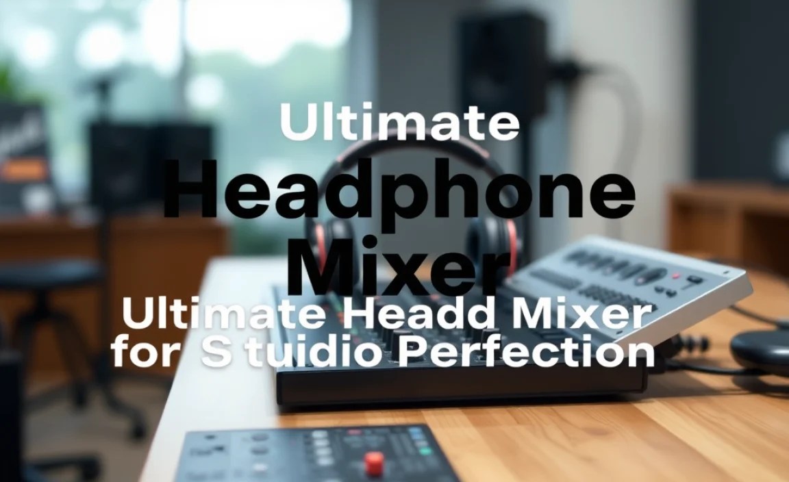 Ultimate Headphone Mixer for Studio Perfection