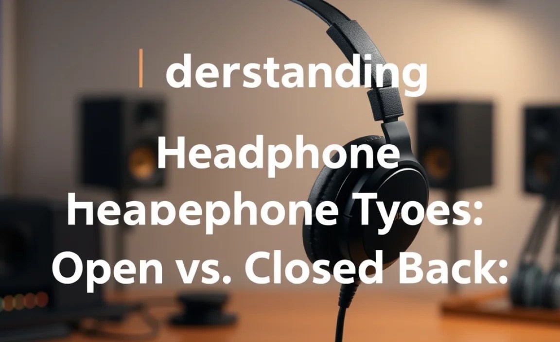 Understanding Studio Headphone Types: Open vs. Closed Back