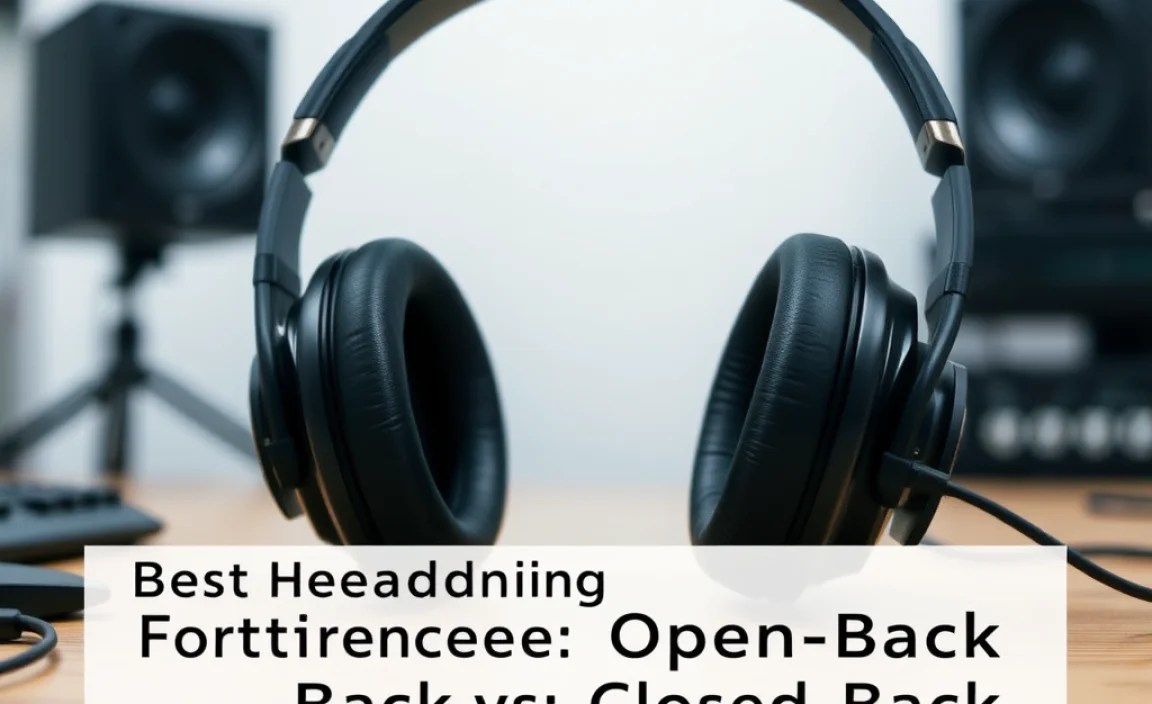 Understanding the Key Differences: Open-Back vs. Closed-Back