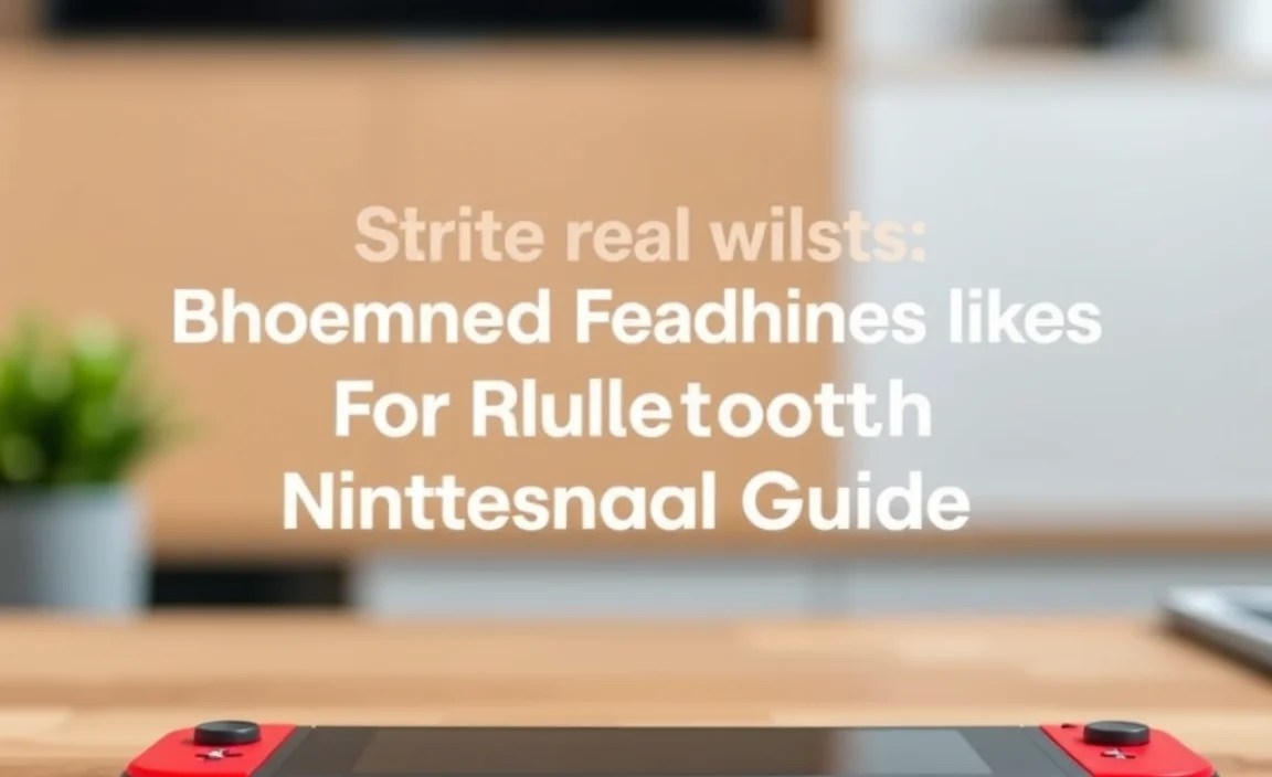 Understanding the Nintendo Switch’s Bluetooth Capabilities