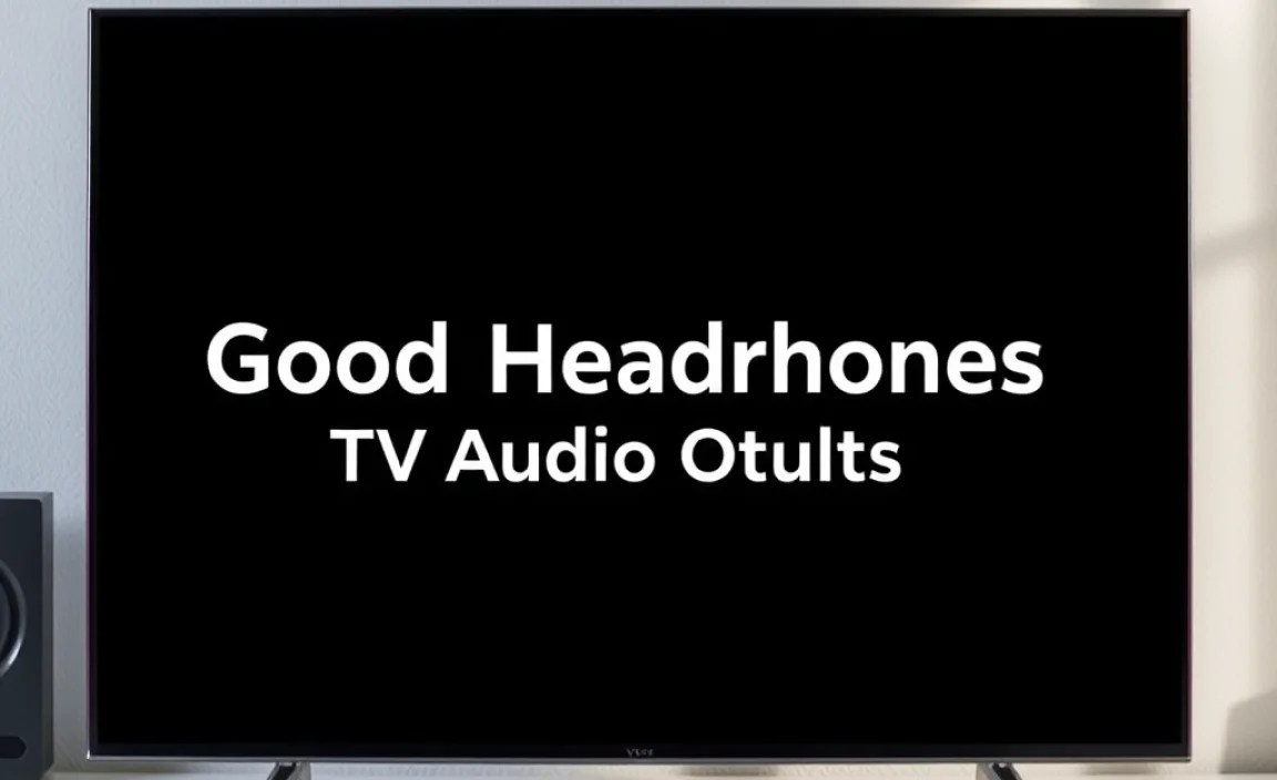 Understanding TV Audio Outputs