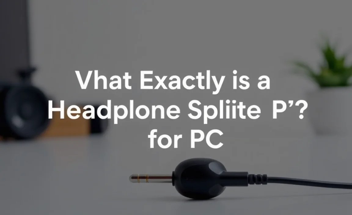What Exactly is a Headphone Splitter for PC?