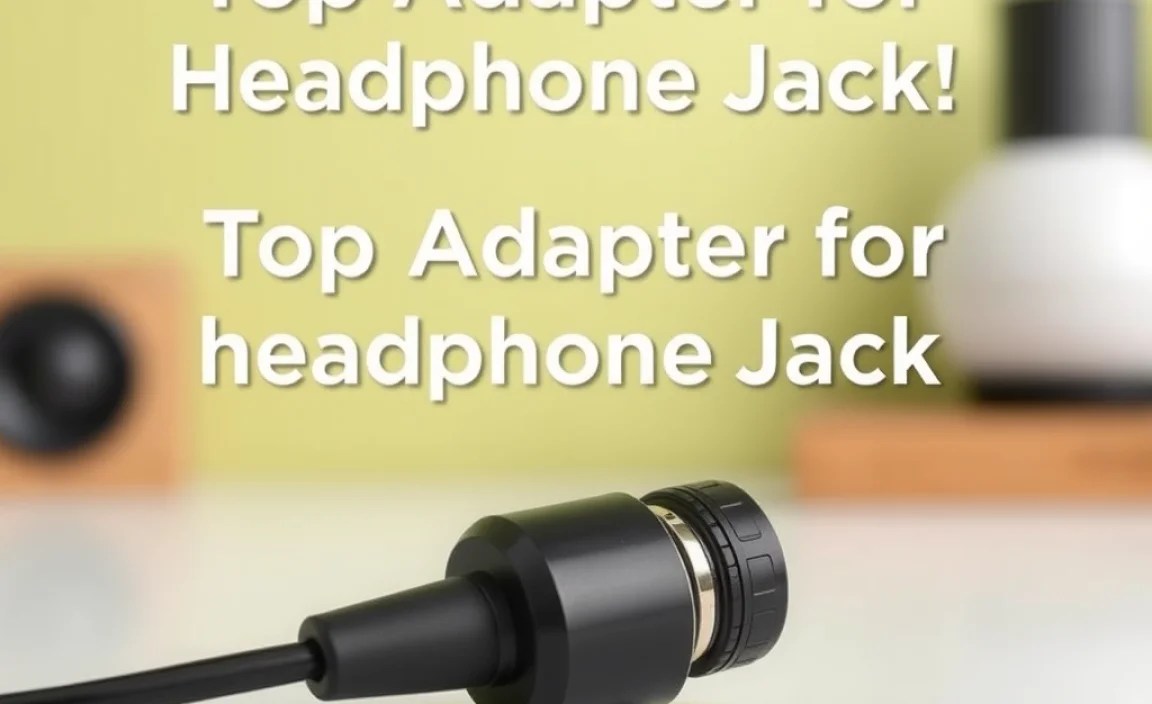 What is adapter for headphone jack?