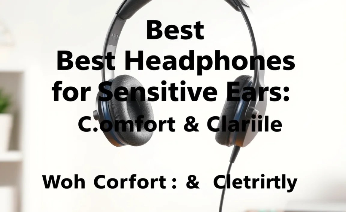 What is headphones for sensitive ears?
