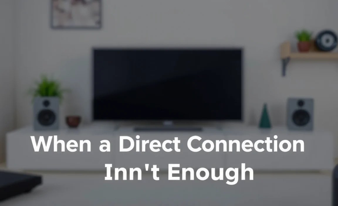 When a Direct Connection Isn’t Enough: Adapters and Extensions