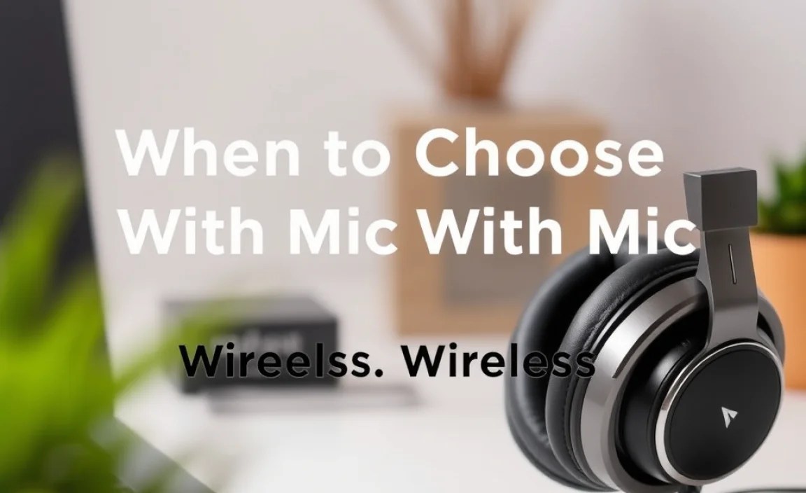 When to Choose Wired vs. Wireless