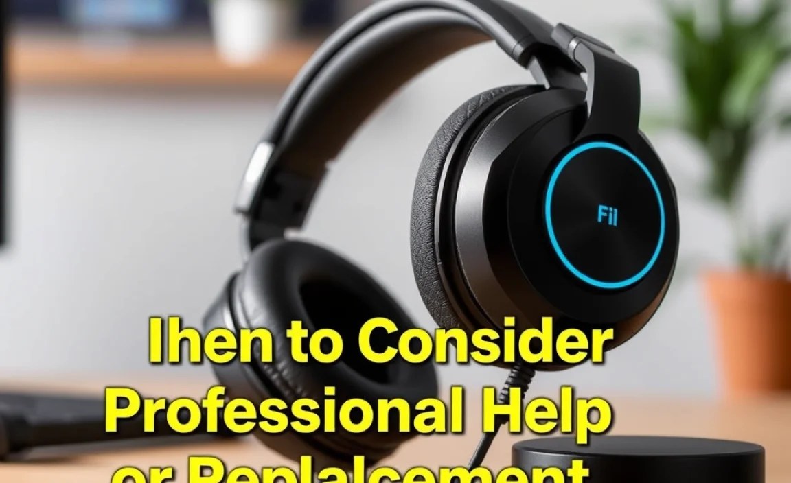 When to Consider Professional Help or Replacement