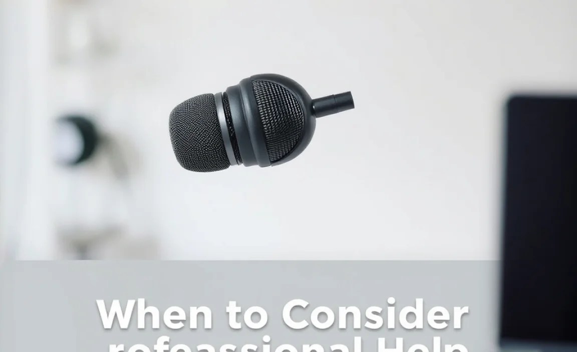 When to Consider Professional Help or Replacement