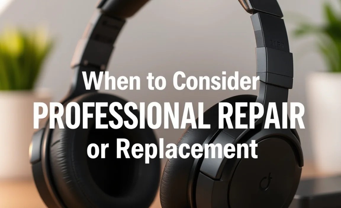 When to Consider Professional Repair or Replacement