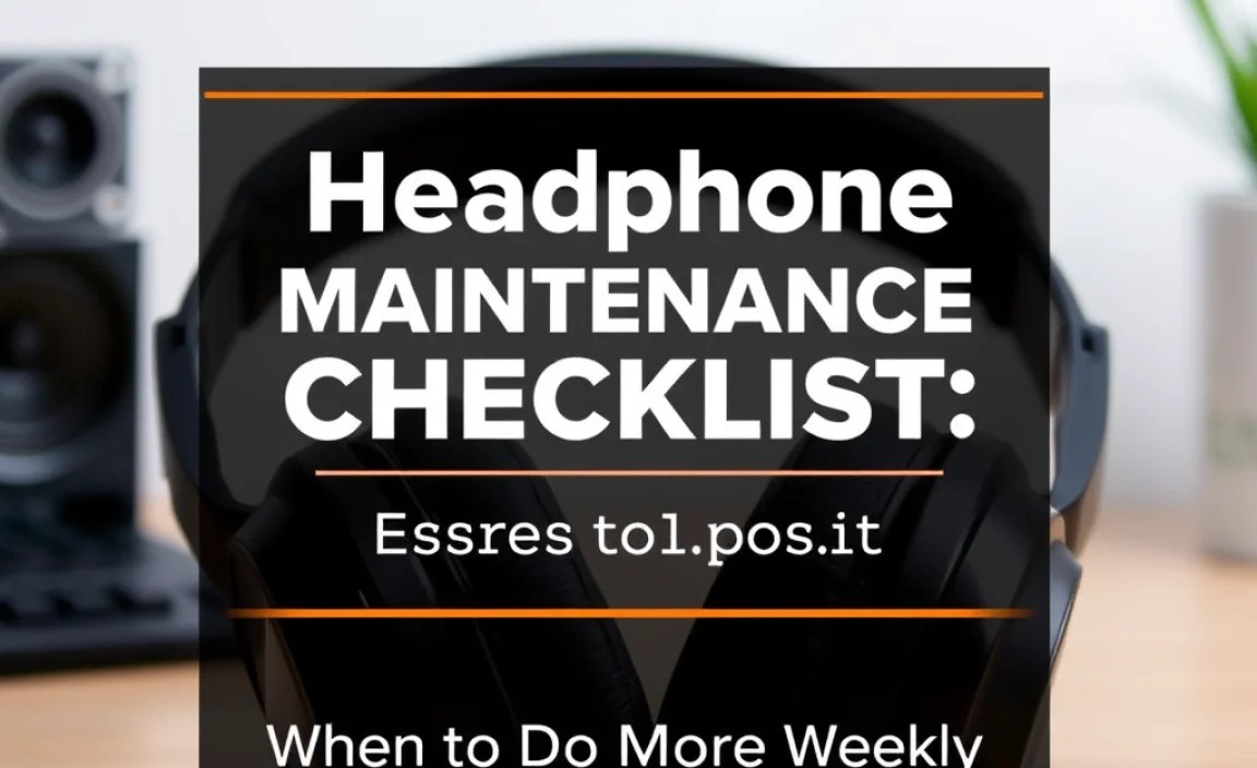 When to Do More Than Weekly Maintenance