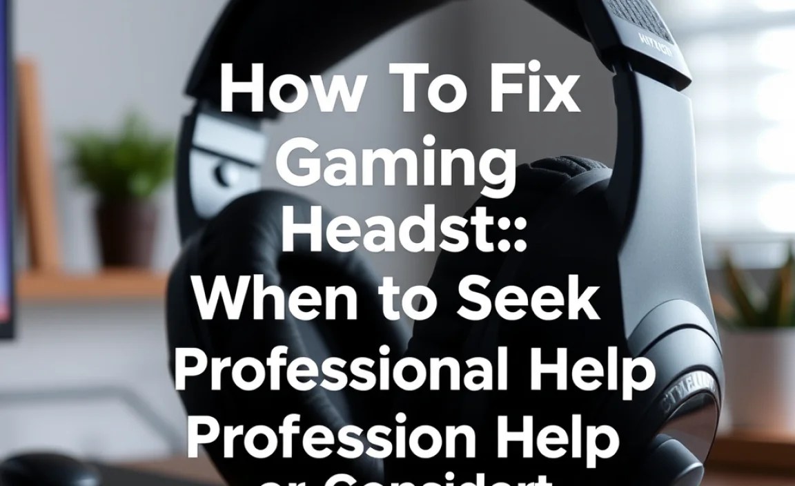When to Seek Professional Help or Consider Replacement