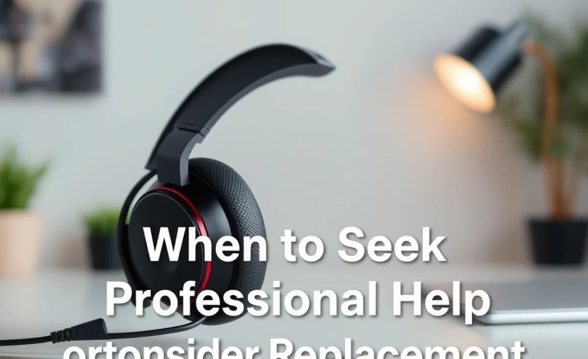 When to Seek Professional Help or Consider Replacement