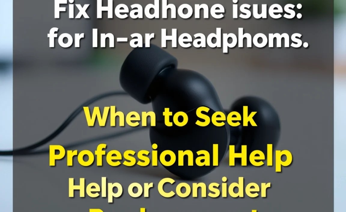When to Seek Professional Help or Consider Replacement