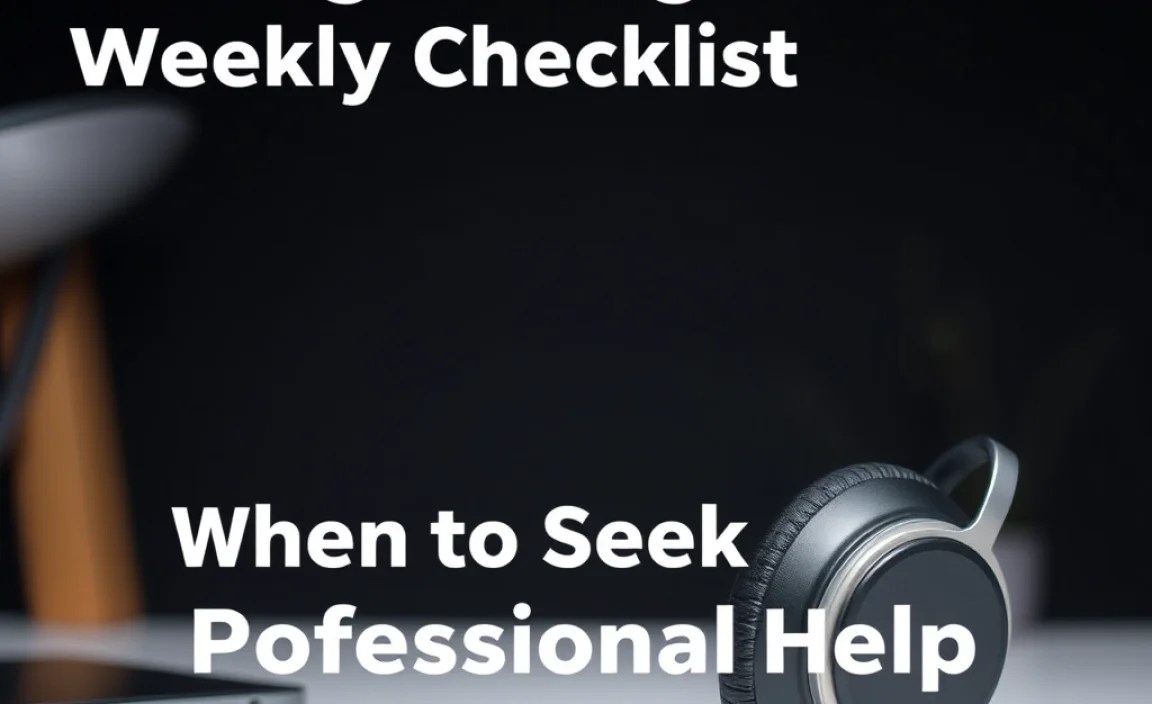 When to Seek Professional Help