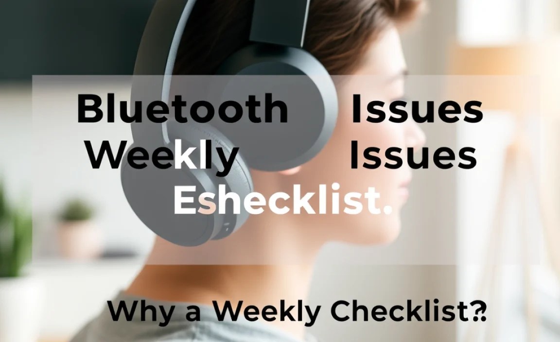 Why a Weekly Checklist?