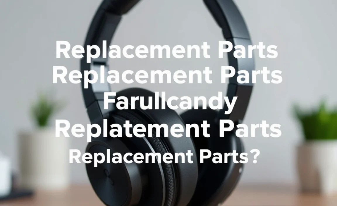 Why Bother With Replacement Parts?