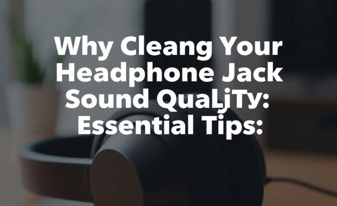 Why Cleaning Your Headphone Jack Matters