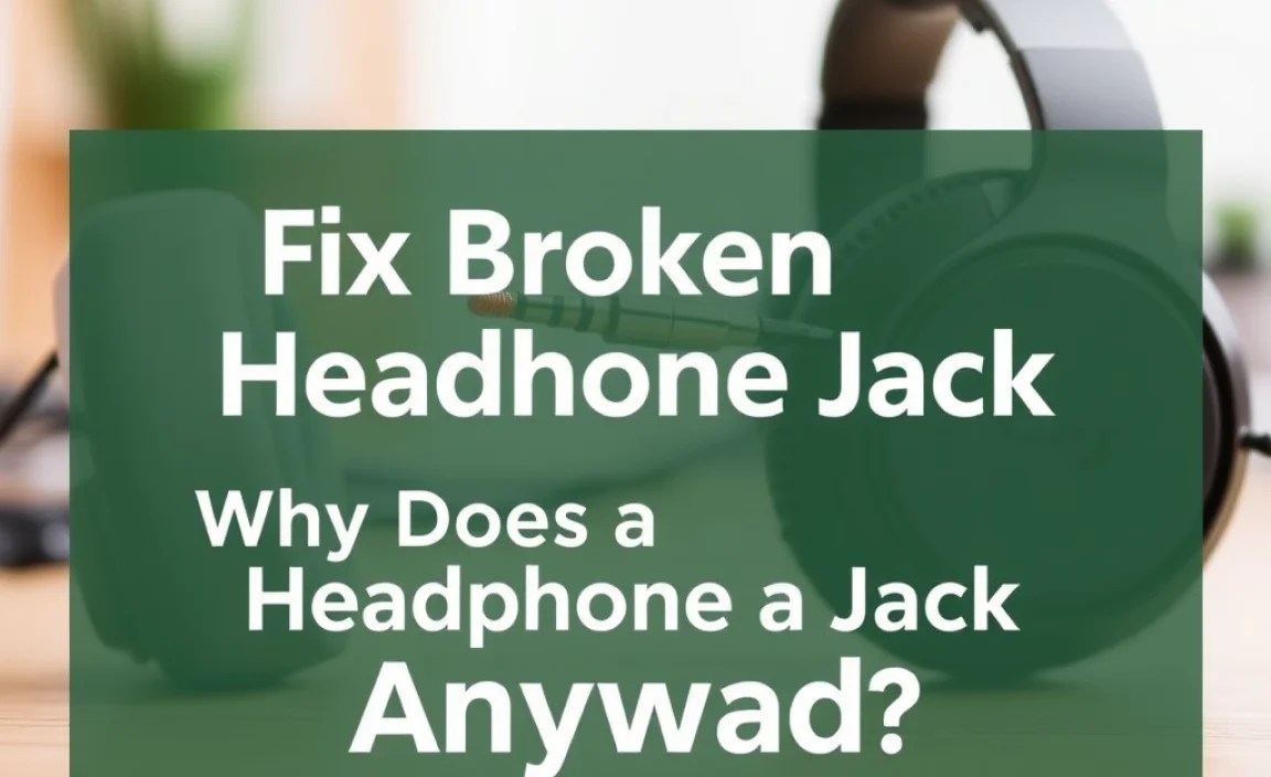 Why Does a Headphone Jack Break Anyway?