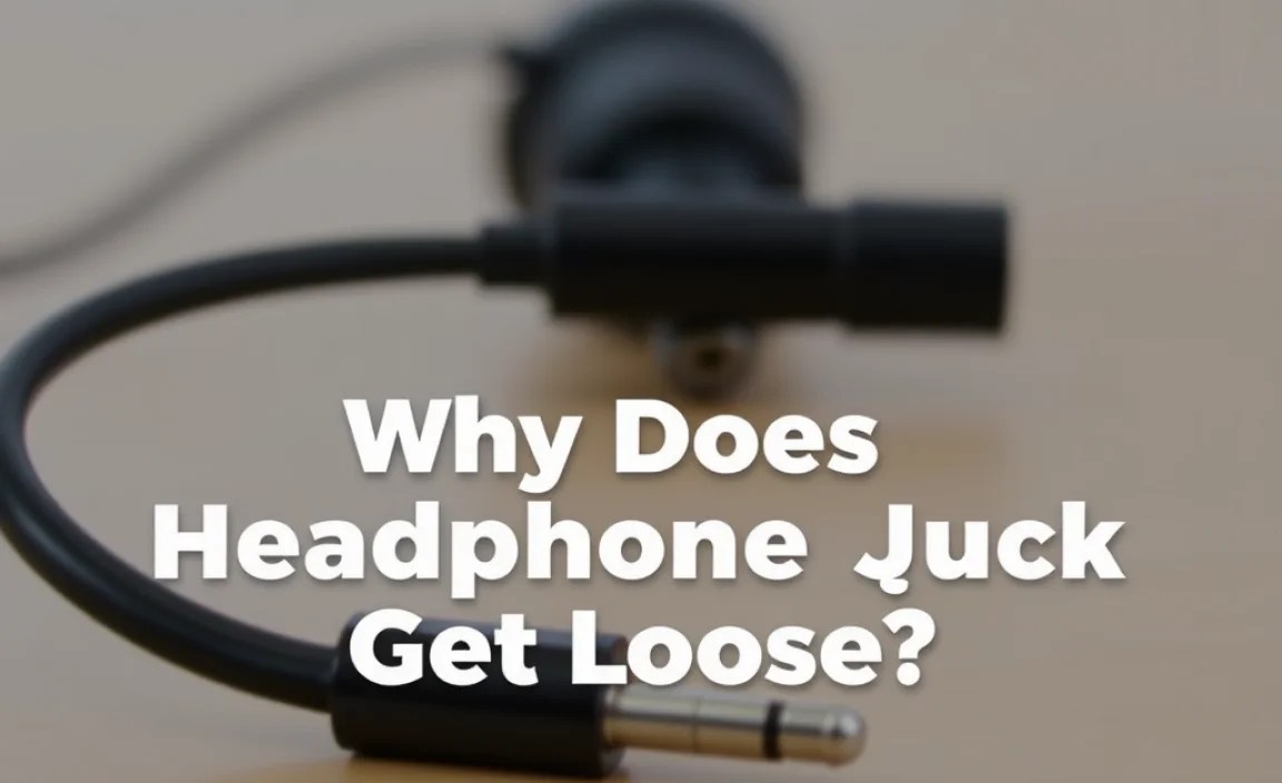 Why Does a Headphone Jack Get Loose?