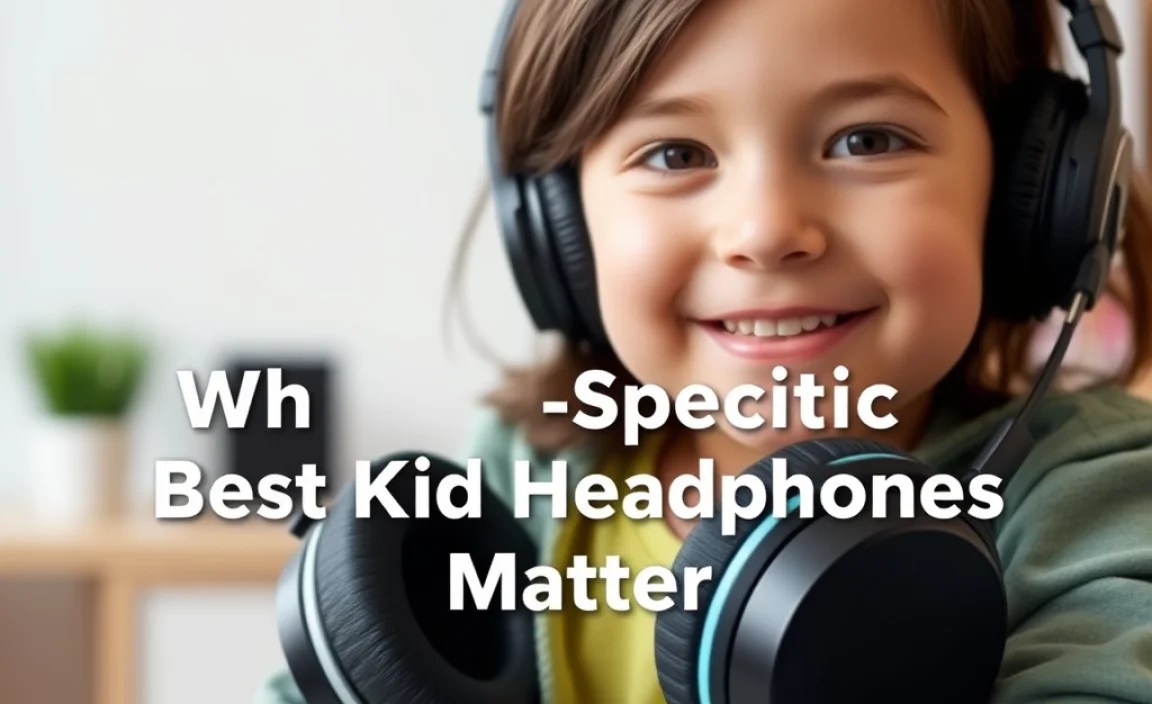 Why Kid-Specific Headphones Matter