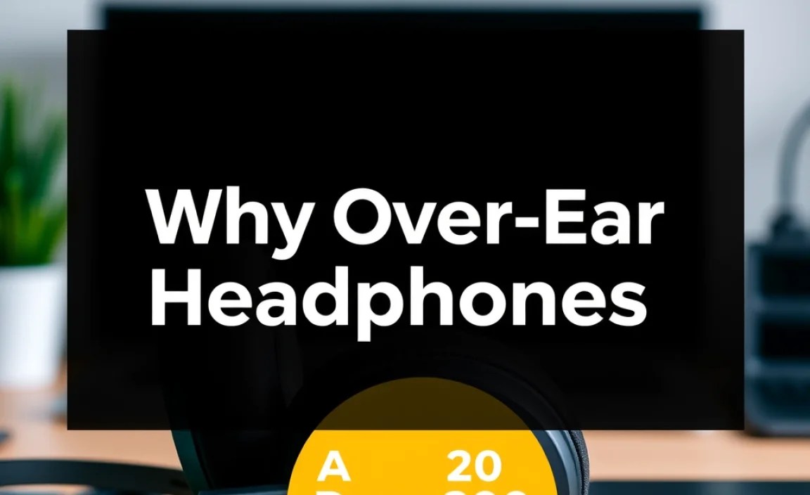 Why Over-Ear Headphones?