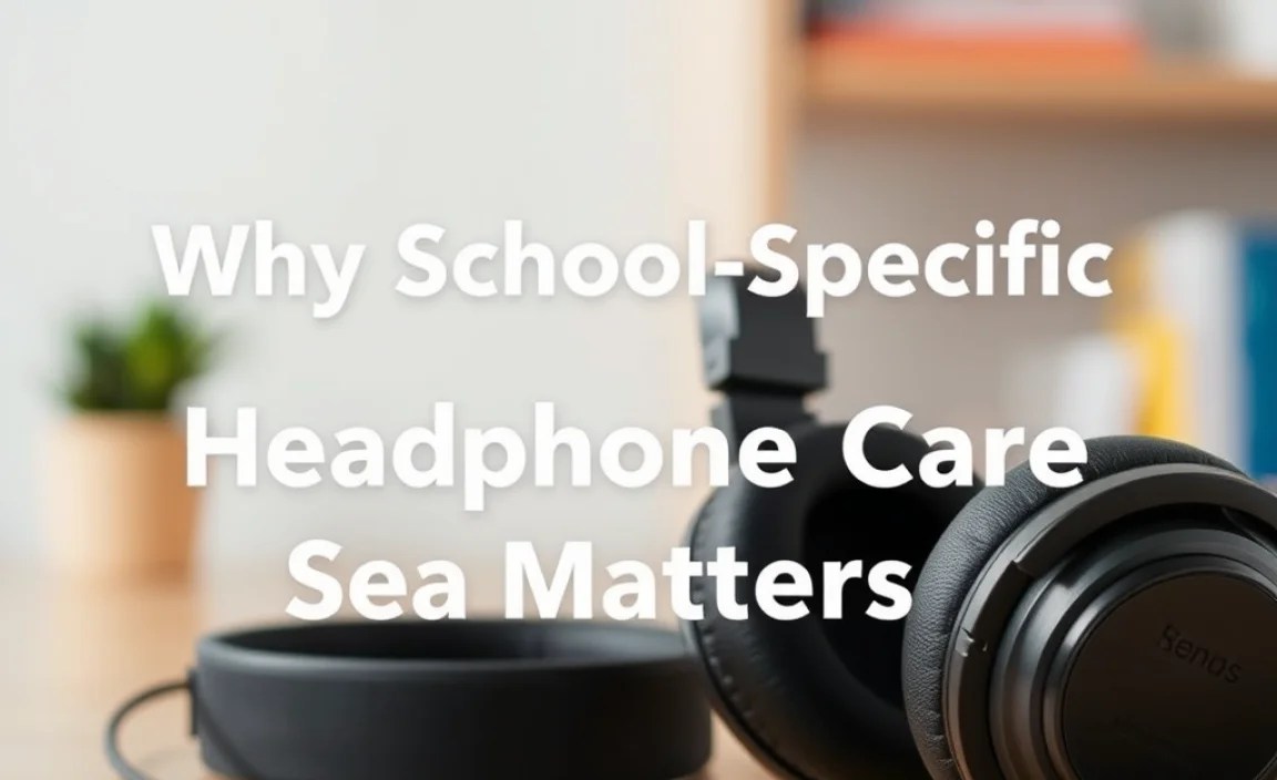 Why School-Specific Headphone Care Matters