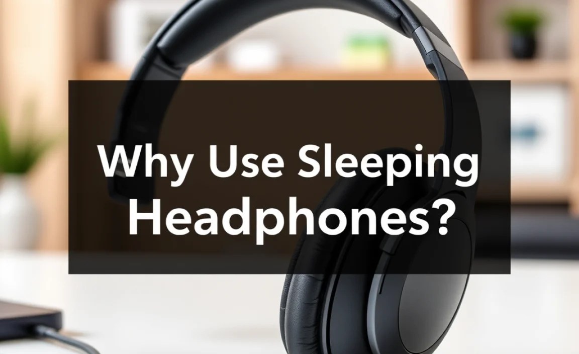 Why Use Sleeping Headphones?