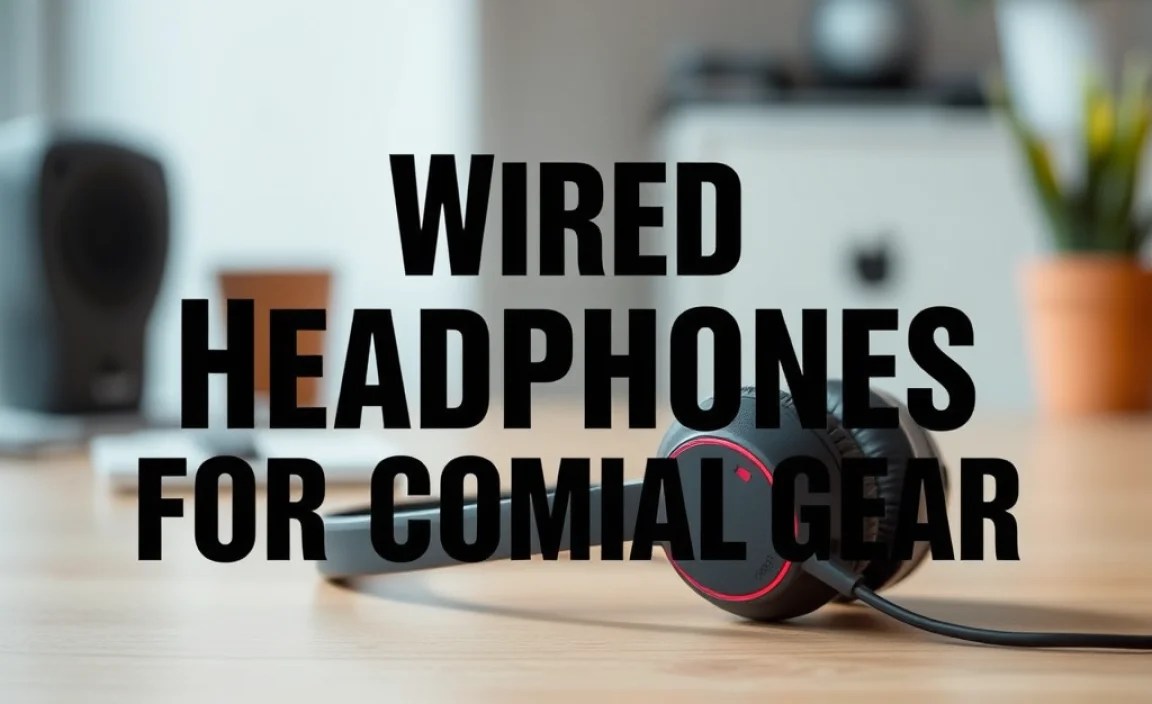 Wired Headphones For Computer: Essential Gear