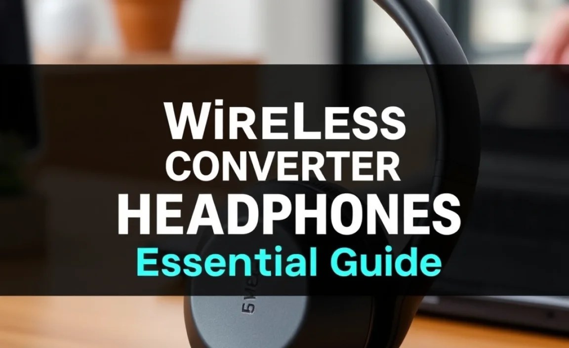 Wireless Converter For Headphones: Essential Guide