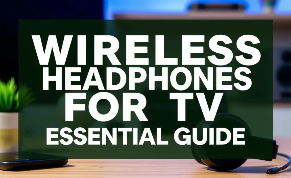 Wireless Headphones for TV: Essential Guide
