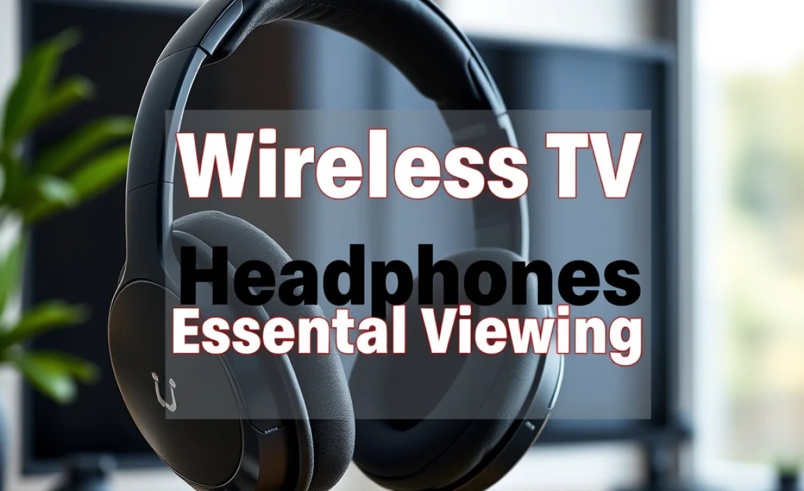 Wireless TV Headphones: Essential Viewing